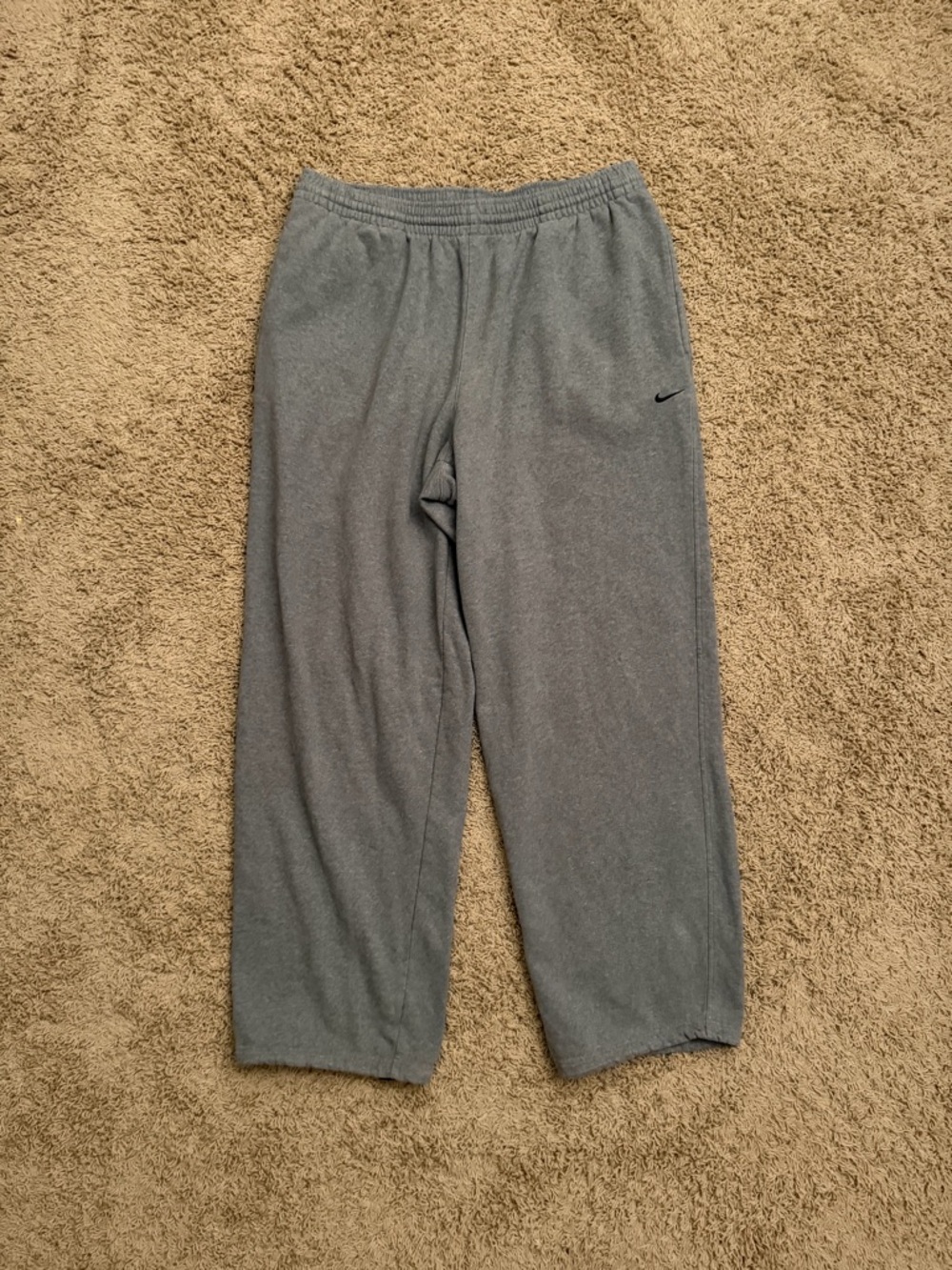 Vintage Y2K Nike Men's Gray Sweatpants Athletic Joggers Baggy Size 2XL